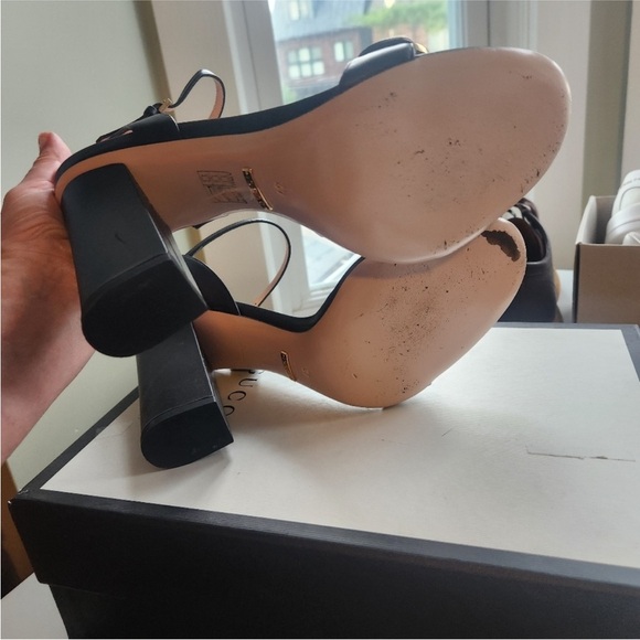 Gucci Marmont block Heels - Picture 9 of 10